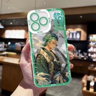 Ốp Điện Thoại tpu Mềm Trong Suốt Họa Tiết one piece Cho iphone 11 12 pro max 13 mini 14 15 7 8 6 6s plus se 2020 Chống Sốc