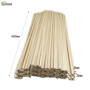 Bộ 50 que gỗ nghệ thuật CUTICATE trang trí nhà cửa