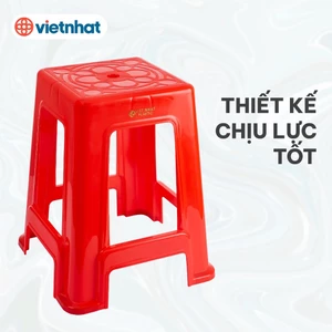 ghế đẩu cao lỗ dầy hàng Việt Nhật No 2150 27x27x45 cm aladanh-net-vn