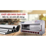 Lò nướng thực phẩm không khói Salamander 10 họng gas NEWSUN (Gía bán chưa bao gồm phí Newsun vận chuyển) — ảnh 4