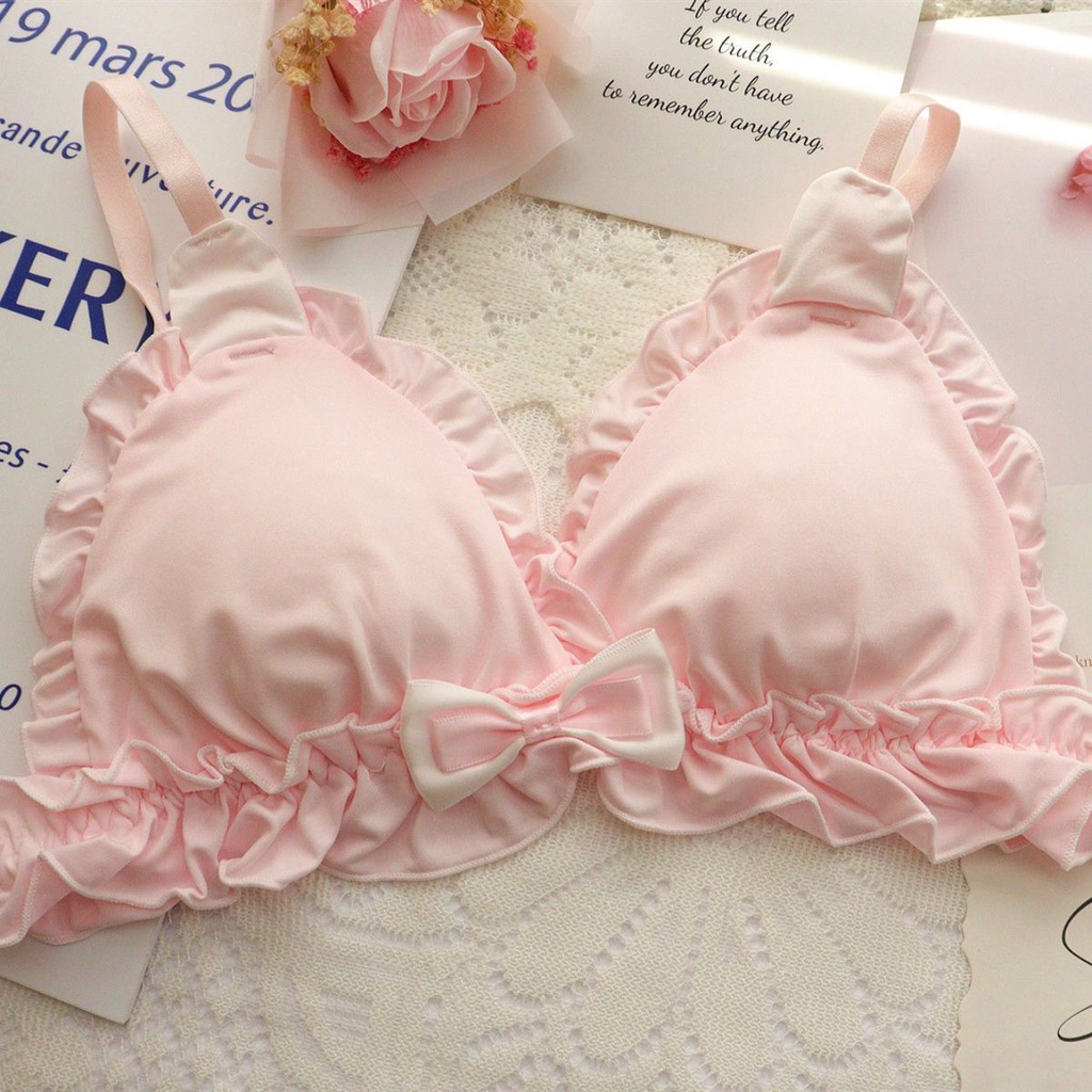 Bộ Đồ Lót Tai Thỏ Dễ Thương Phong Cách lolita Nhật Bản