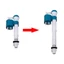 Van nước vệ sinh，Phụ kiện bồn cầu，Áp suất cao, cấp nước nhanh，99% nhà vệ sinh là phổ quát，Nhà vệ sinh cấp nước Van hội