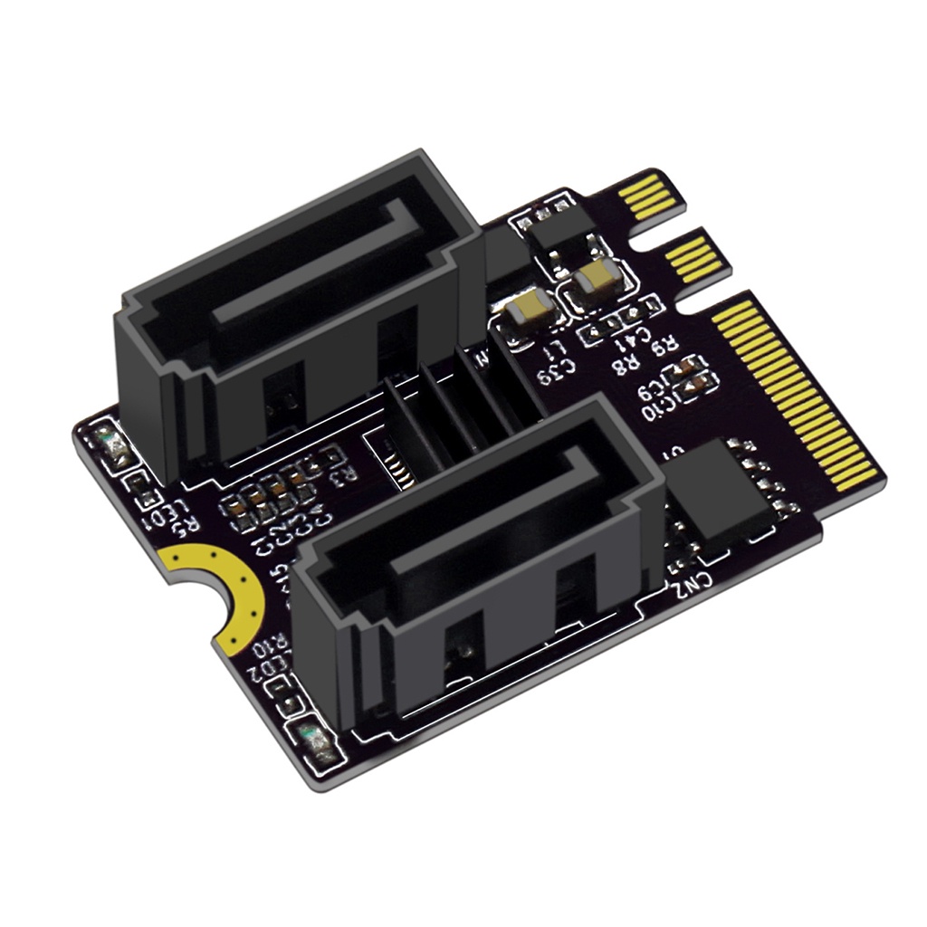 Jmt Thẻ Mở Rộng m2 (a + e key) Sang sata3.0 Mở Rộng pcle 3.0 key a + e wifi m.2 Sang sata for ngff 2230 ssd Cho Máy Tính