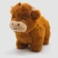 YOLOGO Highland Cow Legend Plushie, Đồ chơi sang trọng Fluffy Bull Fluffy Highland Cow Soft Toy, Búp bê động vật nhồi bông thực tế dễ thương