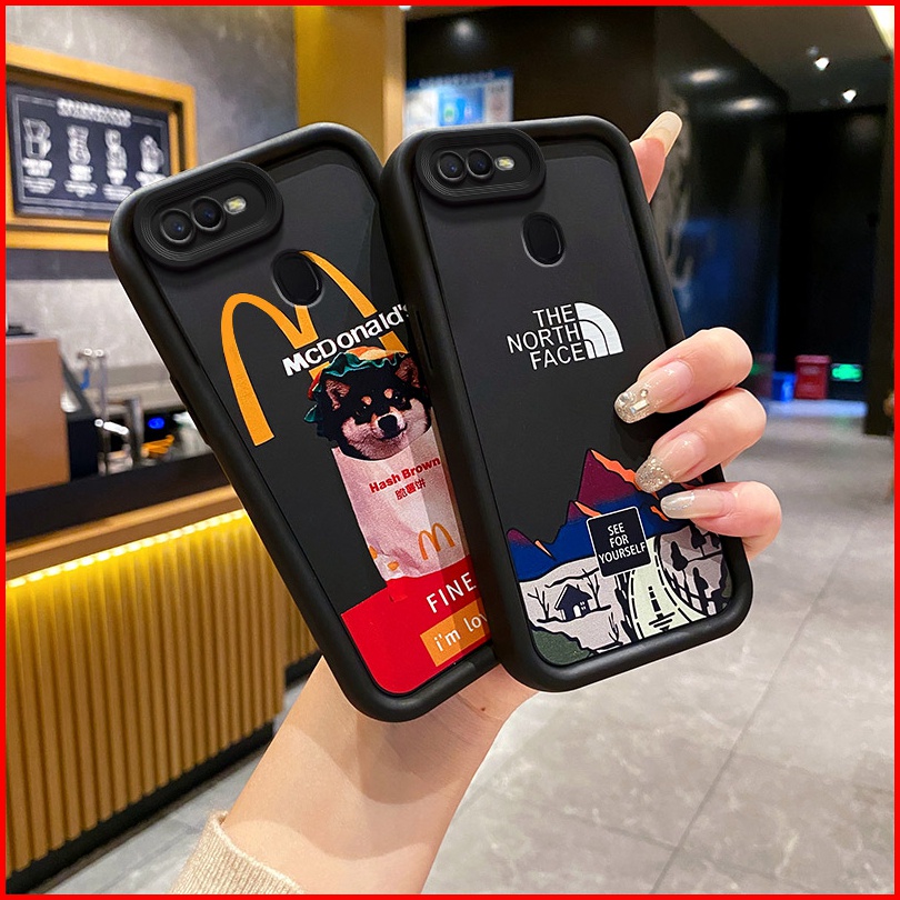 ốp lưng Oppo F9 ốp lưng Oppo A12 ốp lưng Oppo A5s ốp lưng Oppo A7 Ốp Điện Thoại tpu Màu Đen Cá Tính Cho oppo f9