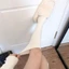 Tất dài nữ BORAGETE, Tất bê dệt kim thông thường bằng vải Cotton, Đùi len nguyên khối Vớ Skinny Kneepad Tất dài đến đầu gối