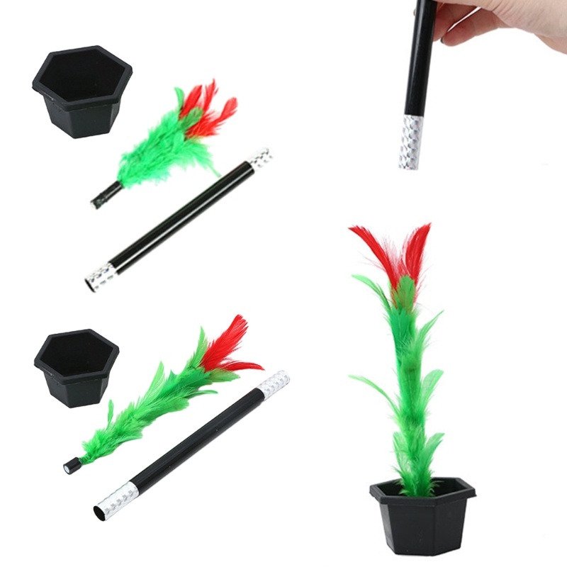 BTM Magic Stick to Flower Magician Đạo cụ Magic Trick Toy Show Performances Đạo cụ