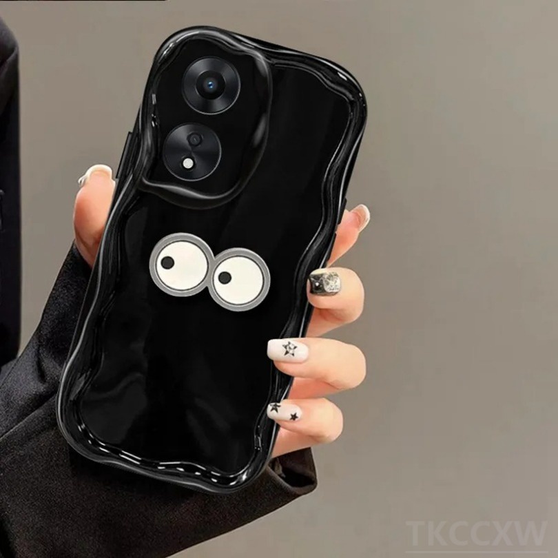 Ốp Điện Thoại Mềm Viền Cong Họa Tiết Đôi Mắt Hoạt Hình 3D Cho Realme GT2 GT5 GT3 GT Neo 2T 3 5 SE GT Neo Flash GT Master Edition