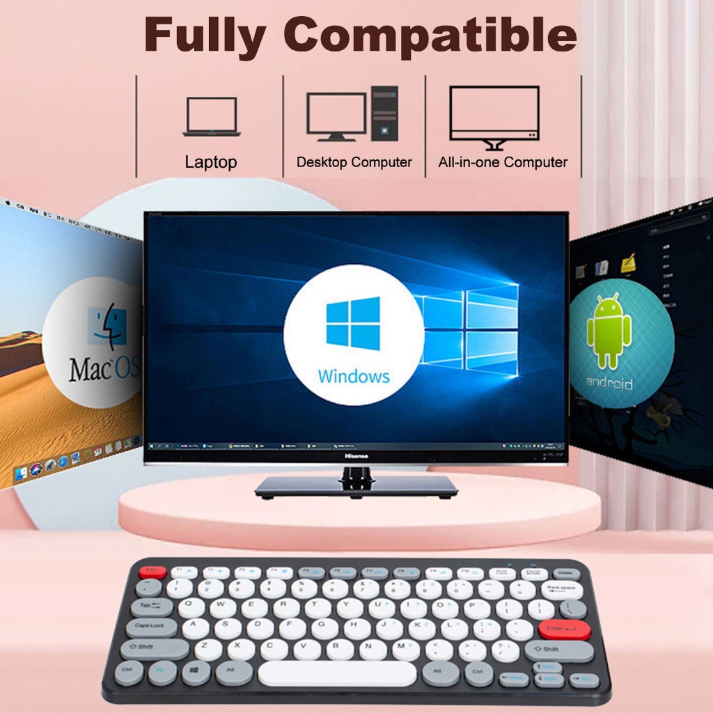 Combo bàn phím chuột Deiog HK 09 không dây wired 2.4GHz dành cho máy tính PC laptop thiết kế gọn nhẹ