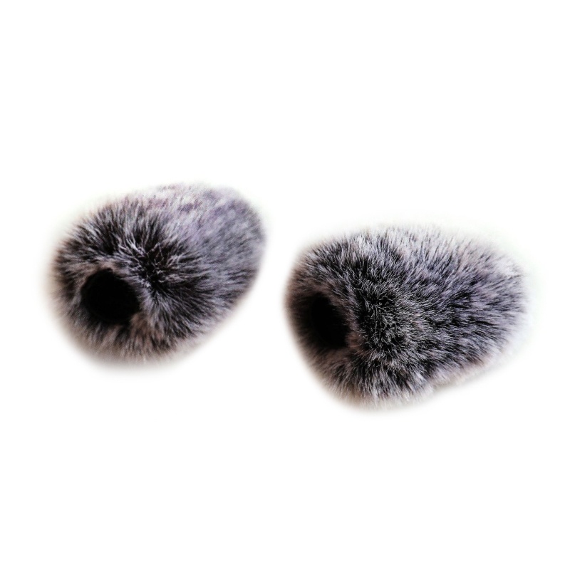 [3C] Deadcat Slip on kính chắn gió Vỏ micro tích hợp cho micro cổ áo Mic ngoài trời Kính chắn gió lông thú