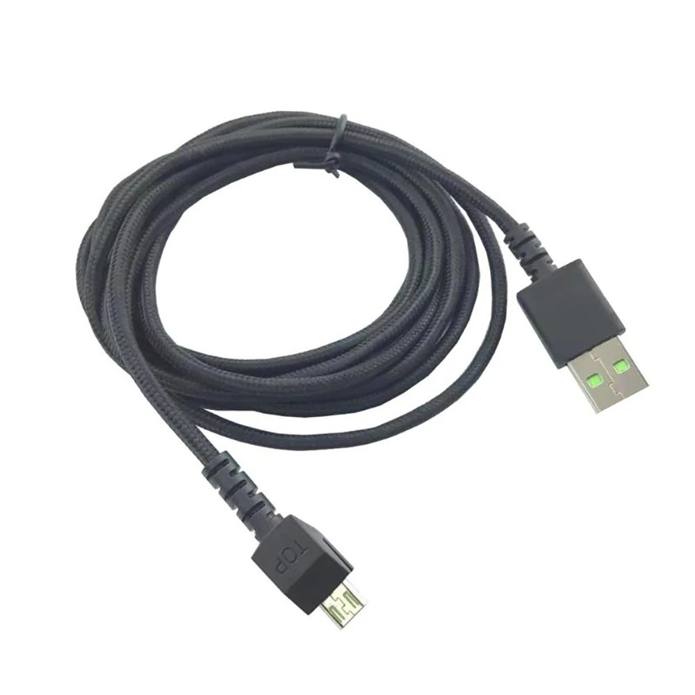 Repcement Dữ liệu sạc Micro USB Dây cáp bện Nylon cho Razer Seiren Mini ...