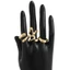Yoo 4 chiếc Nhẫn hợp kim chắc chắn theo phong cách Gothic dành cho giới trẻ cá tính