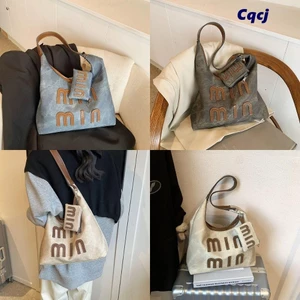 Túi Đeo Vai CQCJ, Túi Mua Sắm Retro Dung Tích Lớn, Hợp Thời Trang Với Túi Đựng Tiền Xu Nhiều Màu Da PU Túi Tote Thường Ngày Cho Nữ Bé Gái