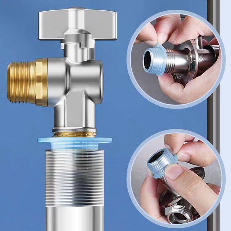 10 / 30 / 50 Miếng đệm vòi silicon / Vòng đệm ống cao su chống rò rỉ cho phụ kiện ren