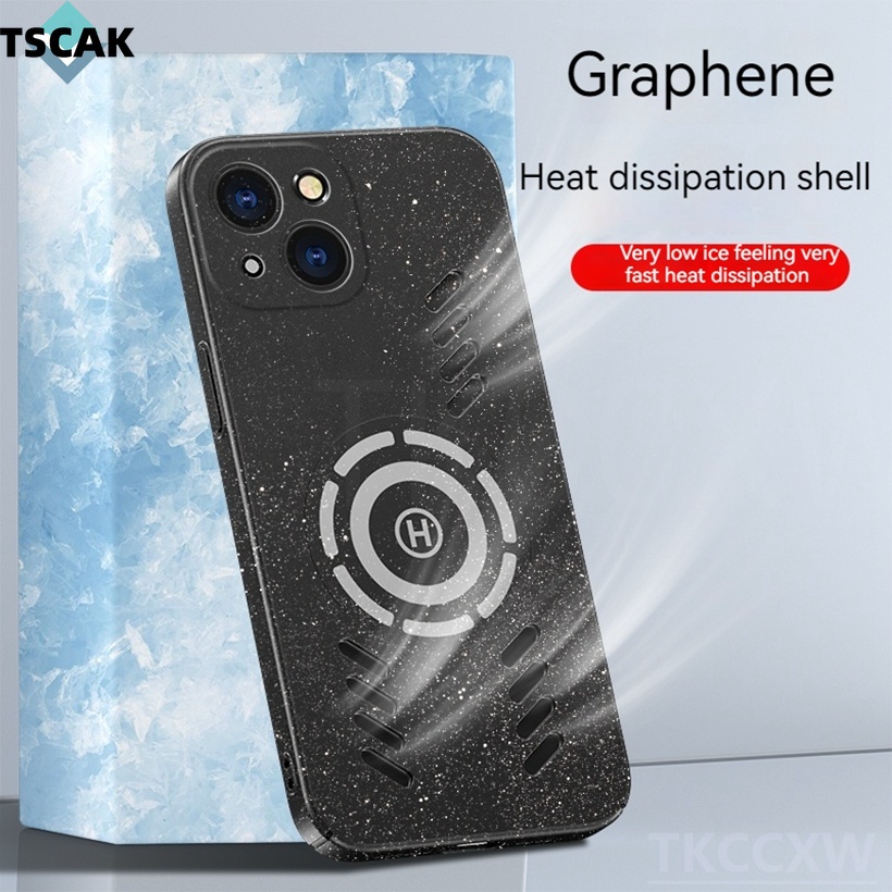 Ốp điện thoại tản nhiệt cao cấp Redmi K70 Pro K60 Ultra K70E Note 13 Pro Vỏ hấp thụ từ tính
