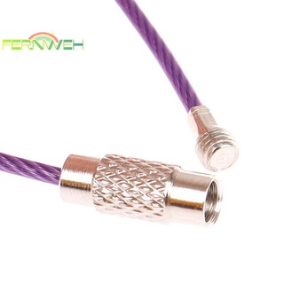 [fernweh] Set 10 Vòng Khóa Dây Cáp Bằng Thép Không Gỉ [Mới]