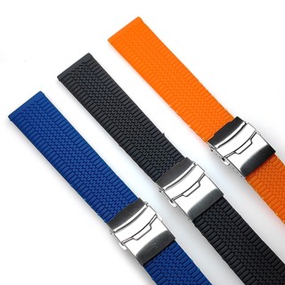Dây Đeo Đồng Hồ Bằng silicone Mềm Chống Thấm Nước Kích Thước 20mm 22mm 24mm