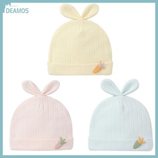 Mũ beanie Co Giãn Thoải Mái Dành Cho Bé Trai Gái 0-3 Tháng Tuổi