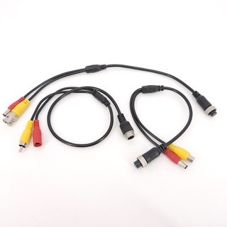 Đầu Hàng Không M12 4Pin Nam Nữ Sang BNC DC RCA Nam Nữ Nối Dài Kết Nối Cáp Adapter Cho Camera Quan Sát An Ninh F @ V2N