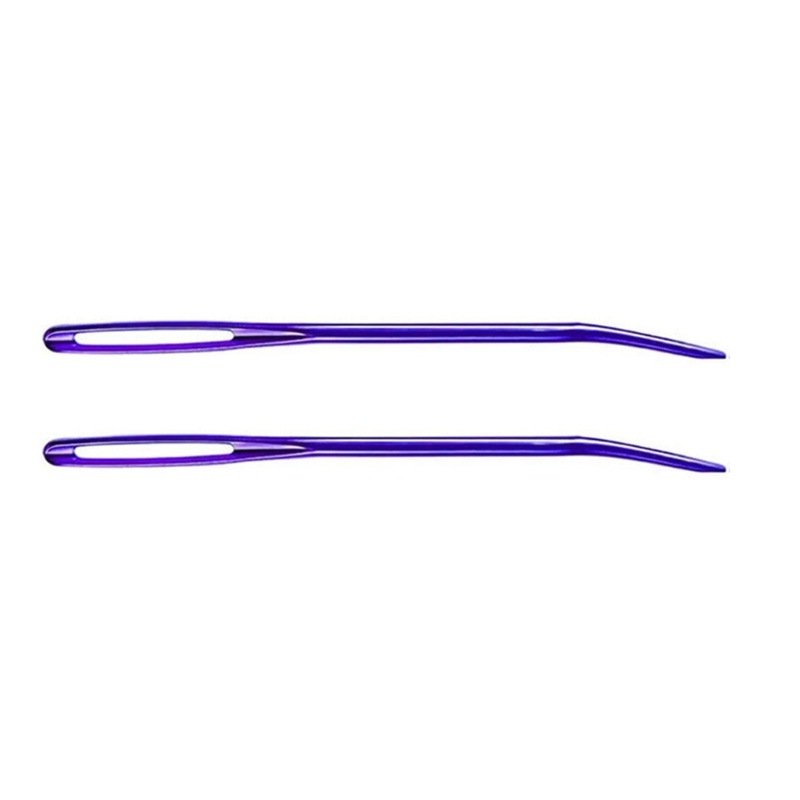 YOI Kim May Mắt Lớn Với Đầu Cong Sợi Darning Kim May Bộ Kim Cho Len May Tay Đan Móc