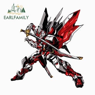EARLFAMILY 30cm Gundam Xé Xe Miếng Dán Cho Thân Xe Windows Xe Máy Laptop Cốp Đề Can Vinyl Chống Thấm Nước Anime JDM Kiểu Dáng Xe