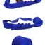 GUSTAVA Boxing Wraps, Dây đeo cổ tay mềm thoáng khí màu đỏ trắng đen, Băng quấn Cotton