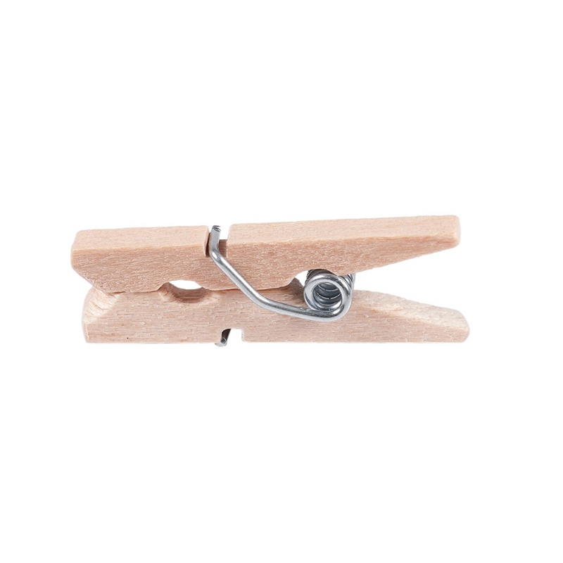 Quần áo bằng gỗ Mini Giấy ảnh Chốt kẹp quần áo Kẹp thủ công 25mm 40 chiếc