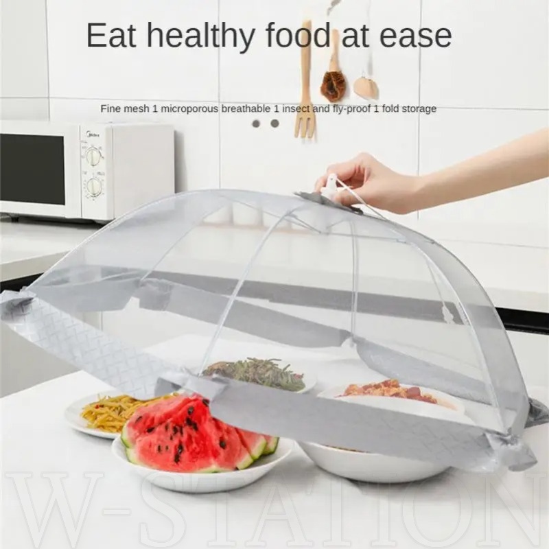 Lồng Bàn Đậy Thức Ăn Cỡ Lớn Chống Ruồi Muỗi Đa Năng Có Thể Gấp Gọn Tiện Dụng