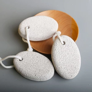 Đá bọt biển hình bầu dục tẩy tế bào chết bàn chân 9x6x3cm