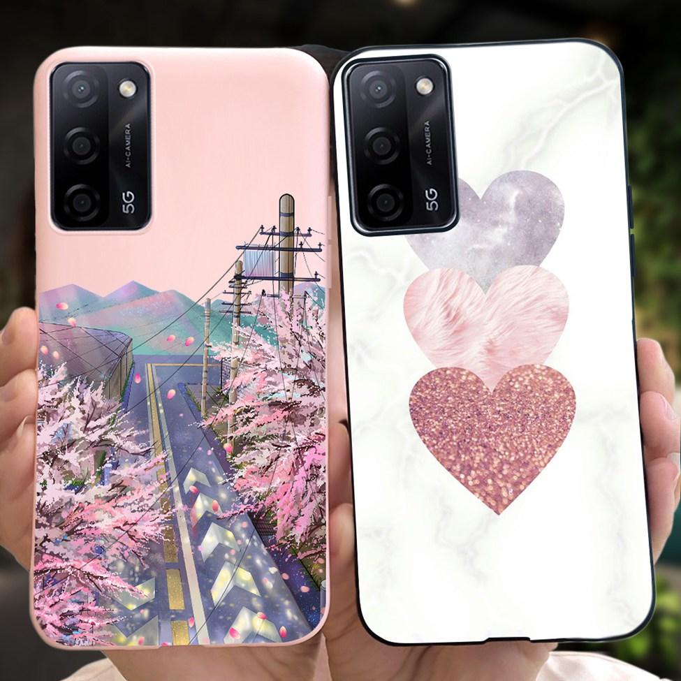 Ốp lưng Oppo A55 5G PEMM00 Thẩm Mỹ Hoạt Hình Dễ Thương Hoa Mèo Chống Sốc Ốp lưng Oppo A55 Ốp Lưng PEMM20 PEMT00 PEMT20