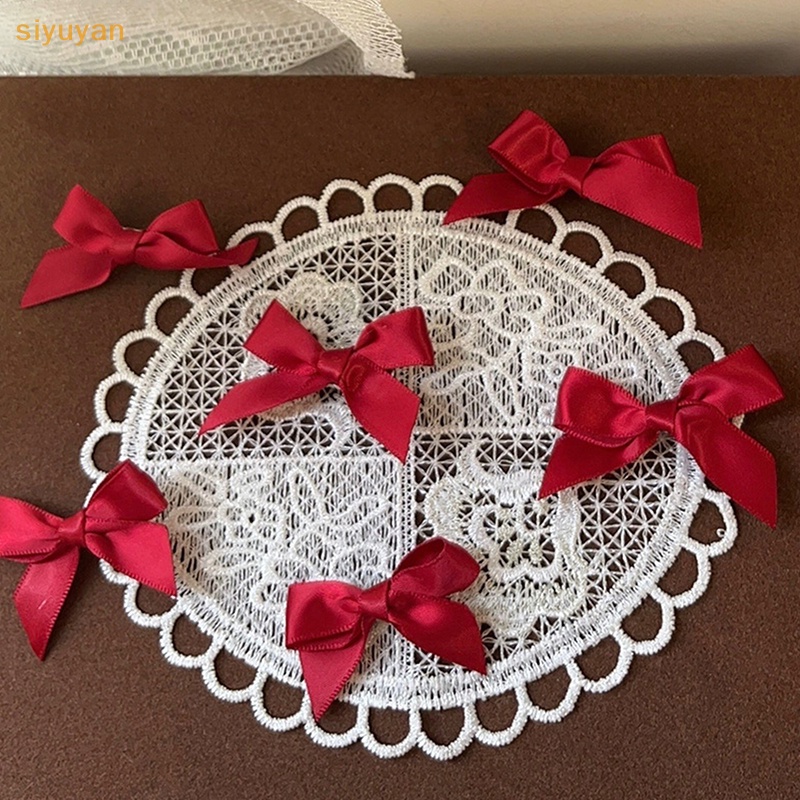 Siyuyan Set 10 Kẹp Tóc Nơ Ruy Băng Xinh Xắn Cho Nữ vn