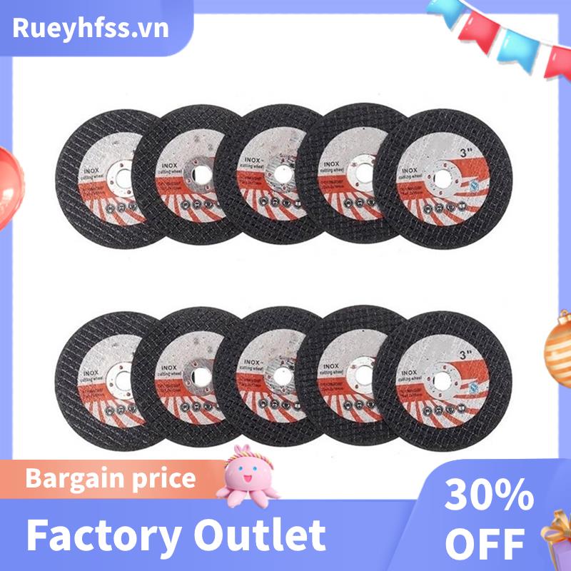 1 Bộ Đĩa Cắt Tròn 75mm Cho Máy Mài Góc 10mm