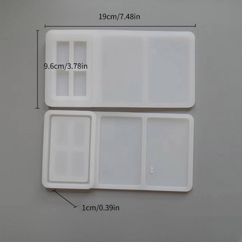 Vua DIY - Khuôn Silicon Trong Suốt Chảy Cát Goo cho Trang Trí và DIY
