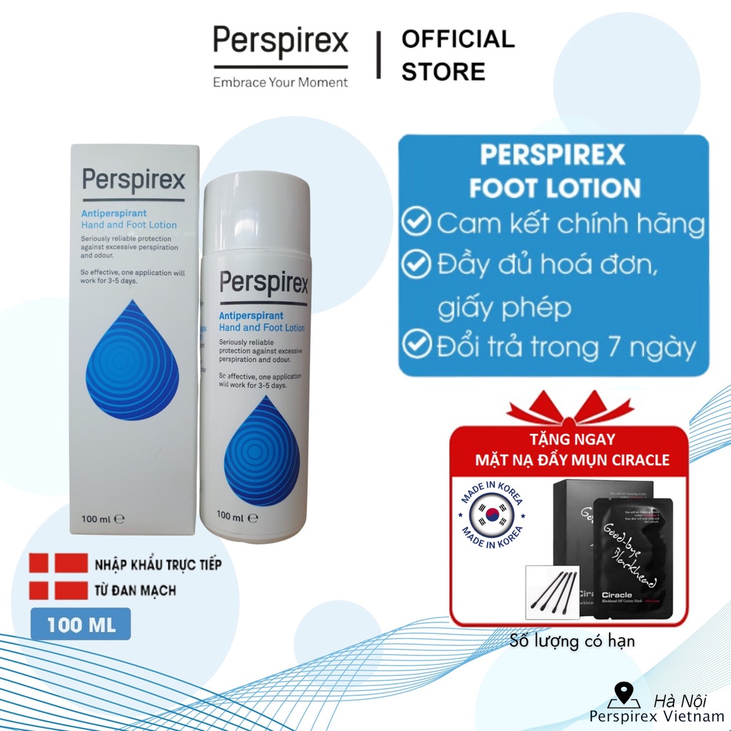 Dung Dịch Khử Mùi Tay Chân Perspirex Lotion Antiperspirant Hand and