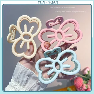 Kẹp Tóc Hình Bông Hoa Bằng acrylic Phong Cách Hàn Quốc Dành Cho Nữ