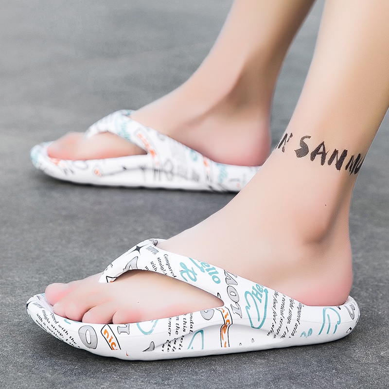 Dép Xỏ Ngón Mềm Nhẹ Thoáng Khí Kích Thước Lớn Thời Trang Đi Biển Mùa Hè Cho Nam
