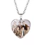 SQ BTS Hàn Quốc Bangtan Boys hình trái tim đá quý Mặt dây chuyền vòng cổ Trang trí trang sức phổ biến Bộ sưu tập idiol