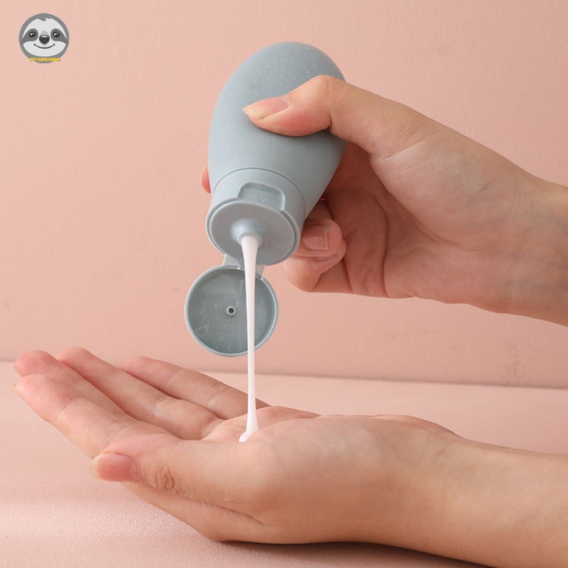 Phong cách Nhật Bản không in gió/màu sắc du lịch chia đóng chai 3 mảnh bộ/xách tay dầu gội đầu chai/lật chai kem dưỡng da ép đùn