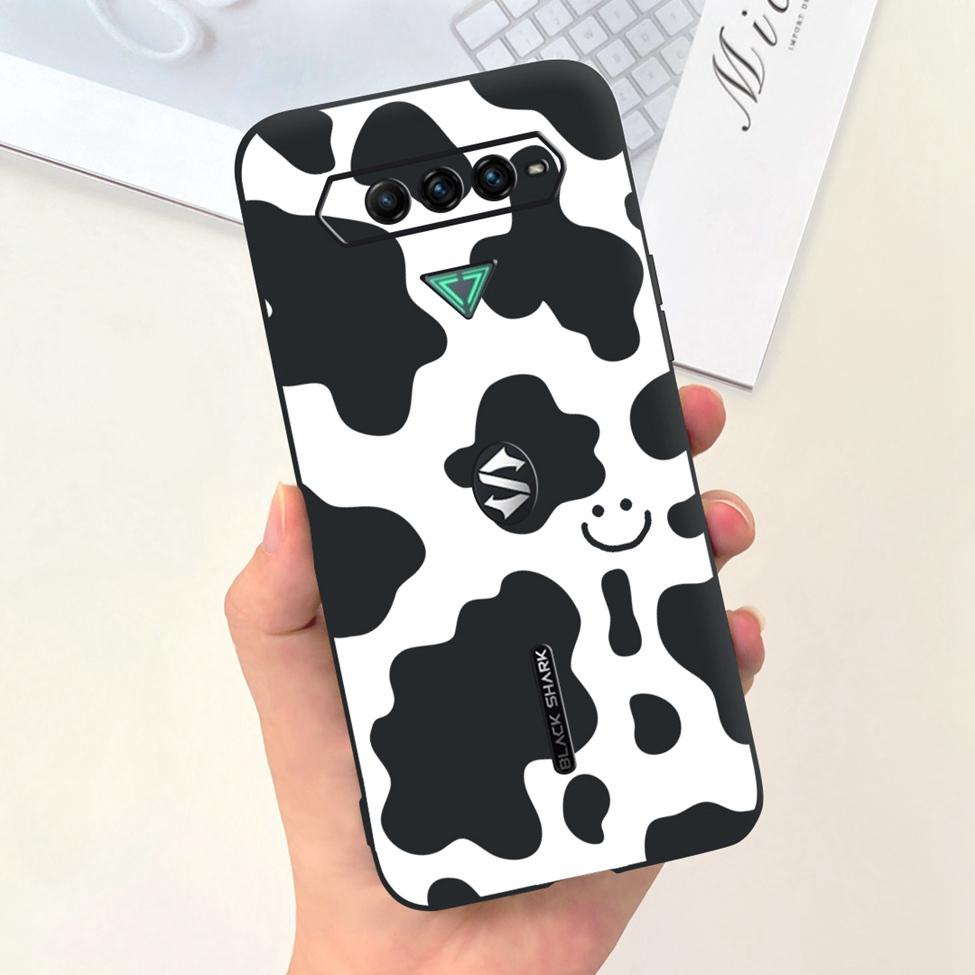 Ốp Điện Thoại Silicon Chống Sốc Họa Tiết Hoa Và Mèo Cho Xiaomi Black Shark 4 Pro Casing Shark4 Xiaomi Black Shark 4