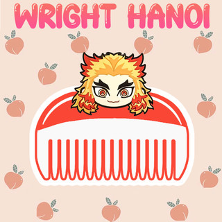 Mô Hình Lược Demon Slayer Kimetsu no Yaiba Thanh Gươm Diệt Quỷ Muchiro Akaza Nezuko  Phụ kiện trang trí Sưu tầm chibi