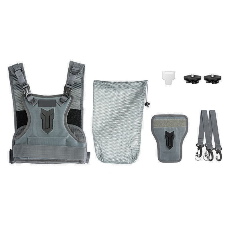 Áo vest nịt ngực máy ảnh thoáng khí GODD cho hai máy ảnh có hệ thống tháo nhanh