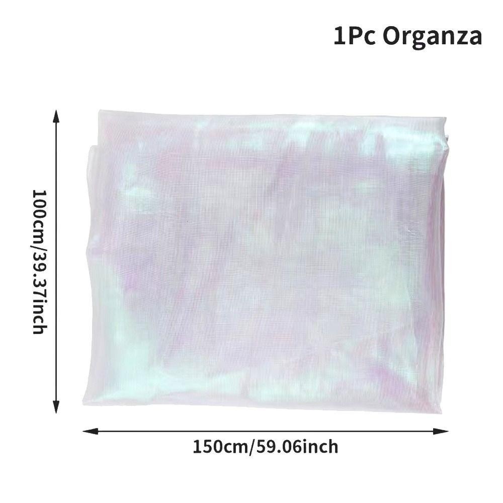 Vải Organza và Tuyn Laser mỏng sáng bóng, trong suốt - Perfect cho trang trí và thiết kế