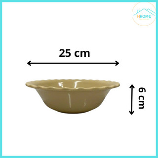 Tô béo nhựa melamine màu vàng,nhựa phíp dùng làm tô hủ tiếu, tô bán bún, tô ăn mì - Trường An VN