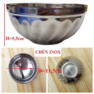 Tô chén bát inox kiểu dáng xoắn Hàn Quốc 2 lớp cách nhiệt,Tô Chén inox cao cấp đủ kích cỡ - Trường An VN