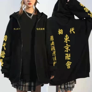 Áo hoodie Có Khóa Kéo In Họa Tiết Hoạt Hình tokyo Avenger 2023 Thời Trang Cho Nam Và Nữ