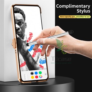 Bao Da Điện Thoại Nắp Gập Có Ngăn Đựng Bút Cảm Ứng Cho samsung galaxy z flip 5 z flip 4 3