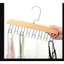 Móc gỗ treo quần áo,tất vớ, đồ lót 8 chấu siêu bền đa năng tiện lợi 28x18.5cm