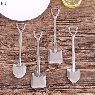 Bộ 4 Muỗng Cà Phê Bằng Thép Không Gỉ Phong Cách retro