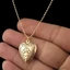YOI Bộ Nhớ Vòng Cổ Trái Tim Mềm Vòng Cổ Hộp Trái Tim Mặt Dây Chuyền Choker Chất Liệu Hợp Kim