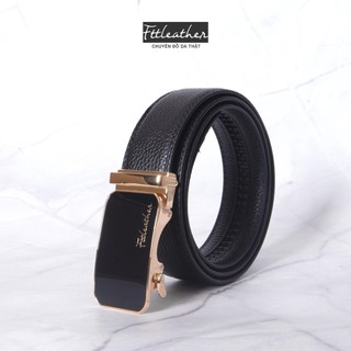 Thắt lưng nam da bò cao cấp FTT Leather, dây nịt da nam Full hộp đựng cao cấp mặt khóa tự động